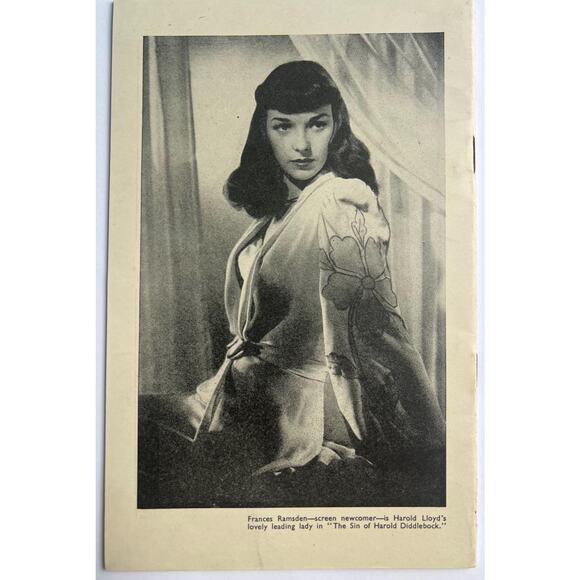 1947 The Return Harold Lloyd Booklet for the Film The Sin of Harold Diddlebock - Picture 5 of 6